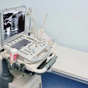 ultrasound machine in a modern clinic